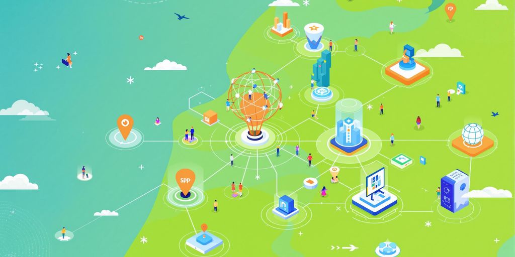 Modern digital landscape of interconnected SPP platforms.