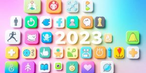 Collage of lifestyle and interests app icons.